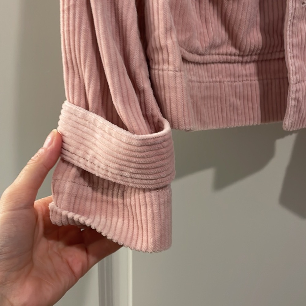 Corduroy H&M dusty pink jacket - Picture 4 of 5